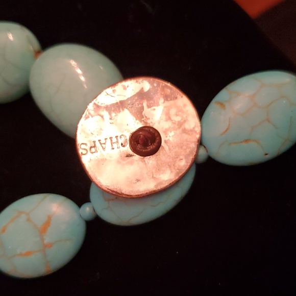 TURQUOISE NECKLACE, EARRINGS, RING & BRACELET SET - Picture 12 of 13